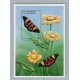 FLORES MARIPOSAS St VINCENT GRENADINES HOJA BLOQUE NUEVA MINT